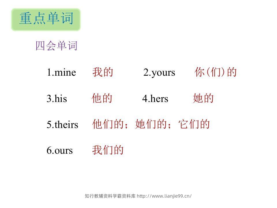 图片[2]-五年级英语下册知识清单课件-unit5∣(共8张PPT)（人教PEP版）-学霸资料库学科资源下载