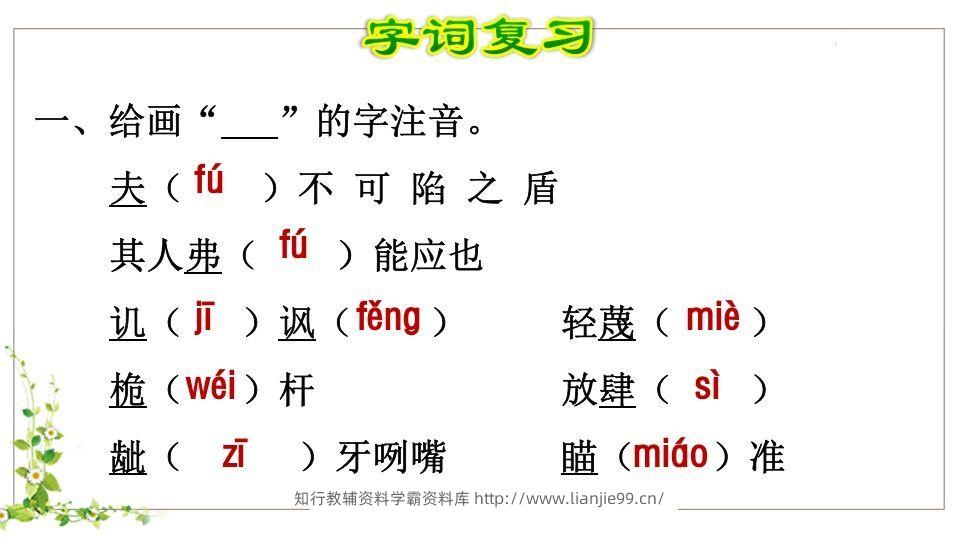 图片[2]-五年级语文下册第6单元知识点课件（部编版）-学霸资料库学科资源下载