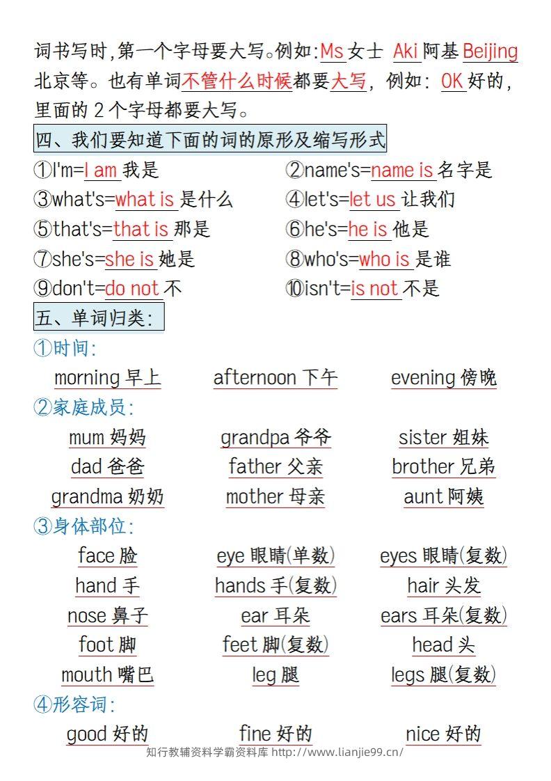 图片[2]-三上英语知识点归纳总结（全国通用版）-学霸资料库学科资源下载