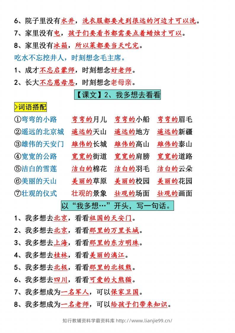 图片[2]-一年级下册语文全册仿写句子汇总_纯图版-学霸资料库学科资源下载