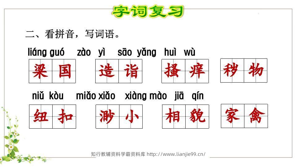 图片[3]-五年级语文下册第8单元知识点课件（部编版）-学霸资料库学科资源下载