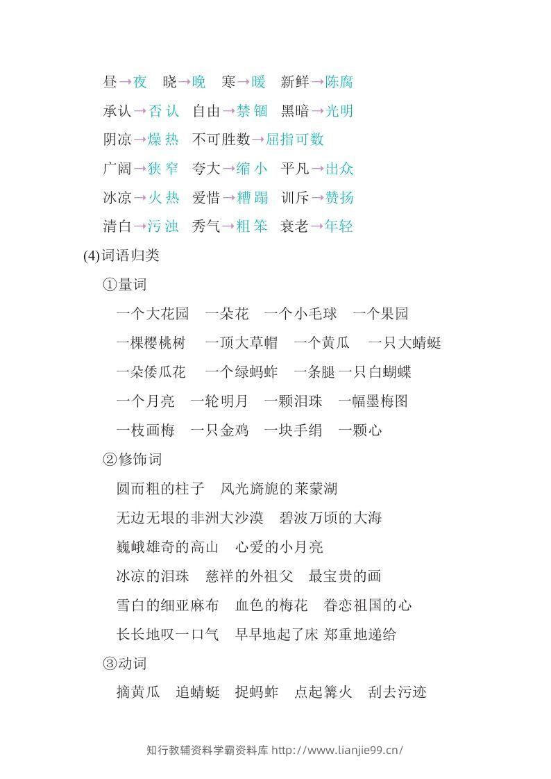 图片[3]-五年级语文下册知识要点汇总（部编版）-学霸资料库学科资源下载