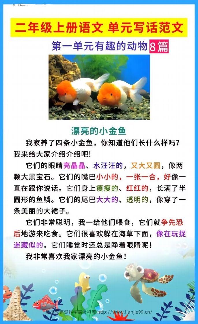 二上语文单元写作范文-学霸资料库学科资源下载