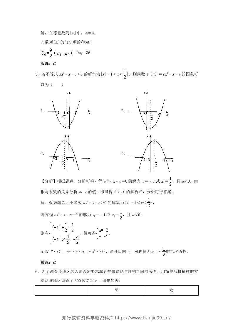 图片[2]-2020-2021年北京市昌平区高二数学下学期期末试题及答案(Word版)-学霸资料库学科资源下载
