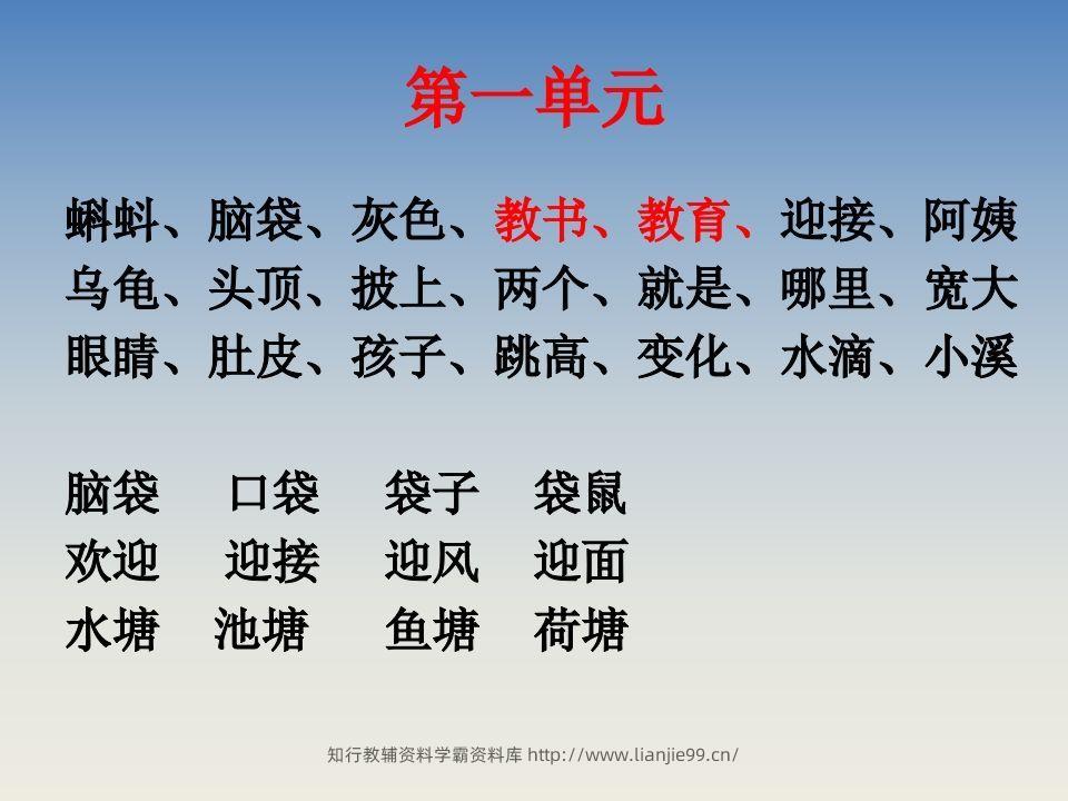 图片[2]-二上语文期末复习重点课件PPT-学霸资料库学科资源下载