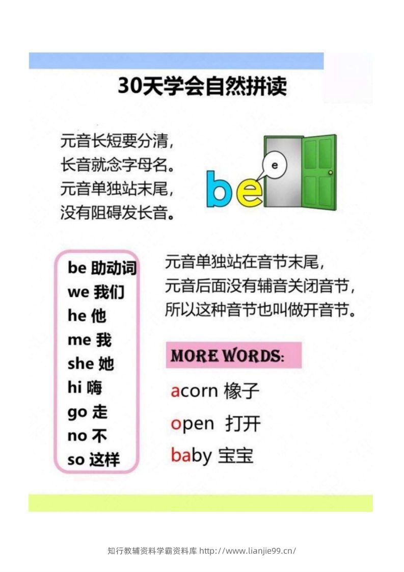 图片[2]-【拼音】30天学会自然拼读_00-学霸资料库学科资源下载