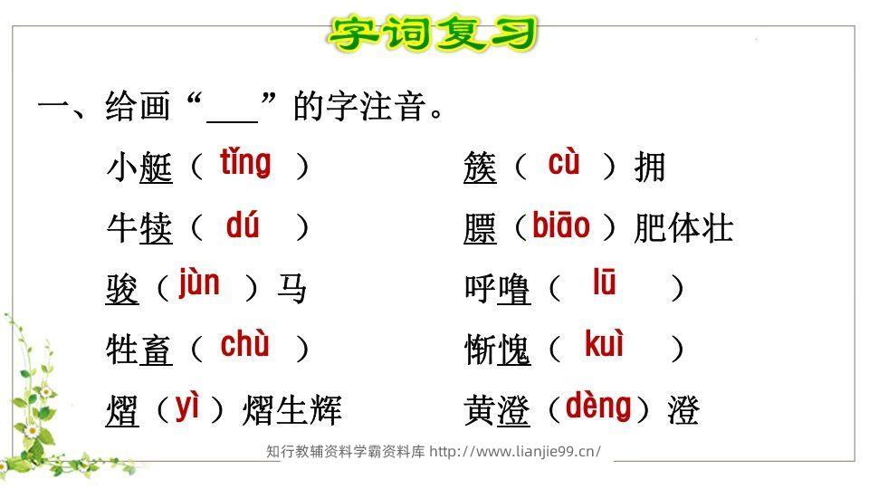 图片[2]-五年级语文下册第7单元知识点课件（部编版）-学霸资料库学科资源下载