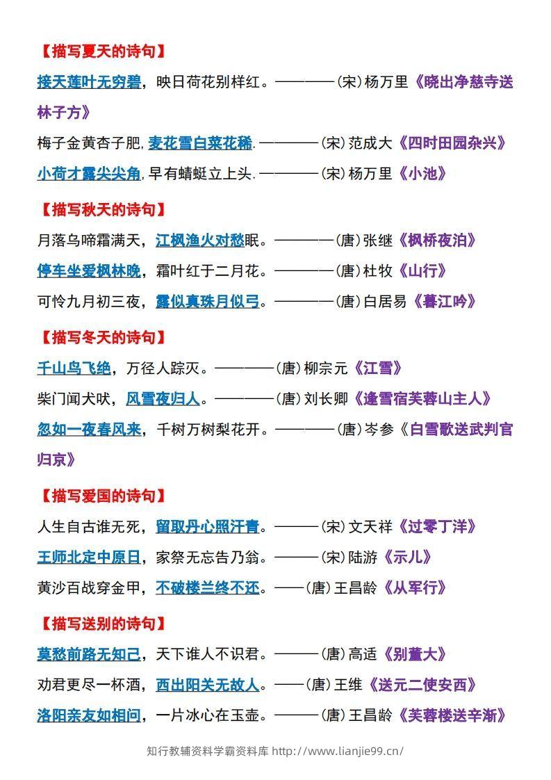 图片[2]-【期末重点必背知识点梳理】五上语文-学霸资料库学科资源下载