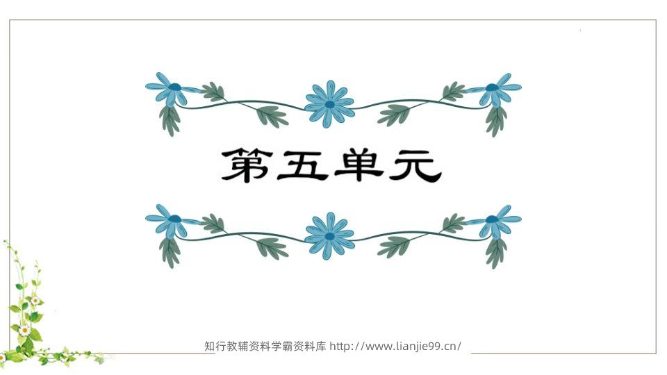 五年级语文下册第5单元知识点课件（部编版）-学霸资料库学科资源下载