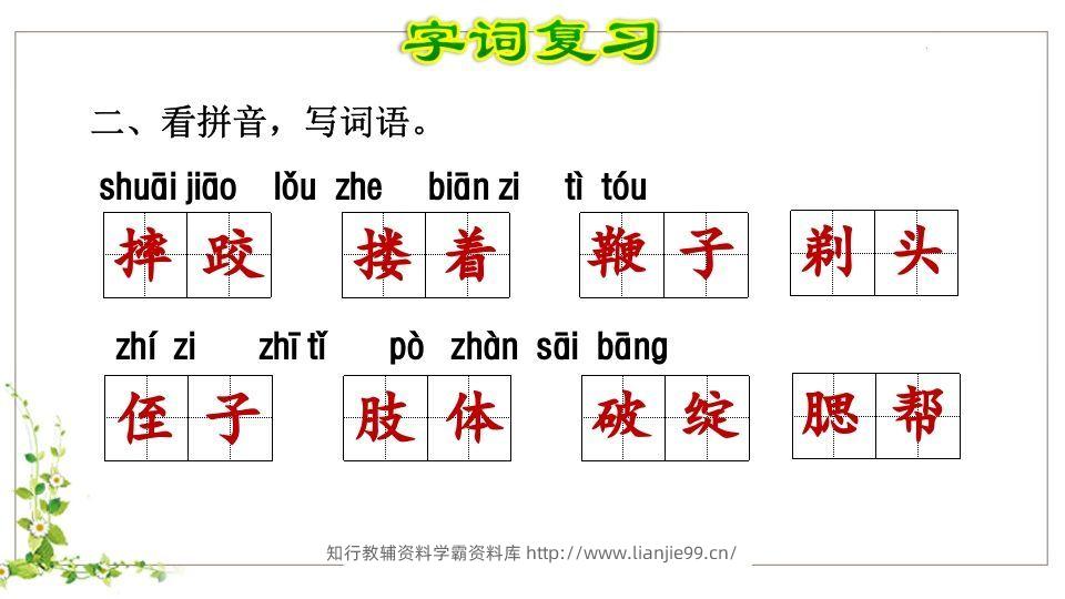 图片[3]-五年级语文下册第5单元知识点课件（部编版）-学霸资料库学科资源下载