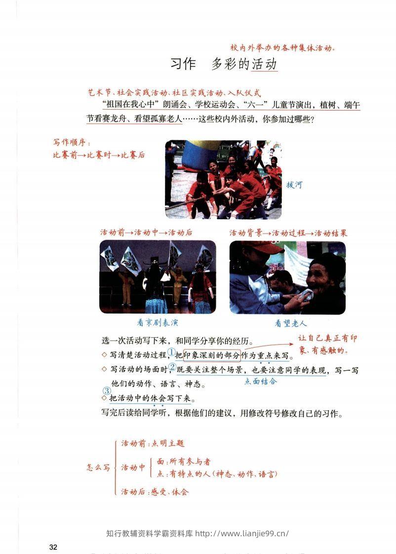 图片[2]-六年级上语文1-8单元习作预习方法详解（拟定提纲+写作思路+习作导图）-学霸资料库学科资源下载