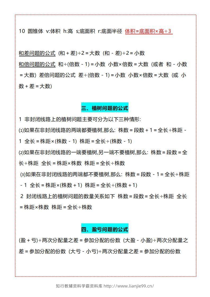 图片[3]-【五上】数学必背汇总-学霸资料库学科资源下载