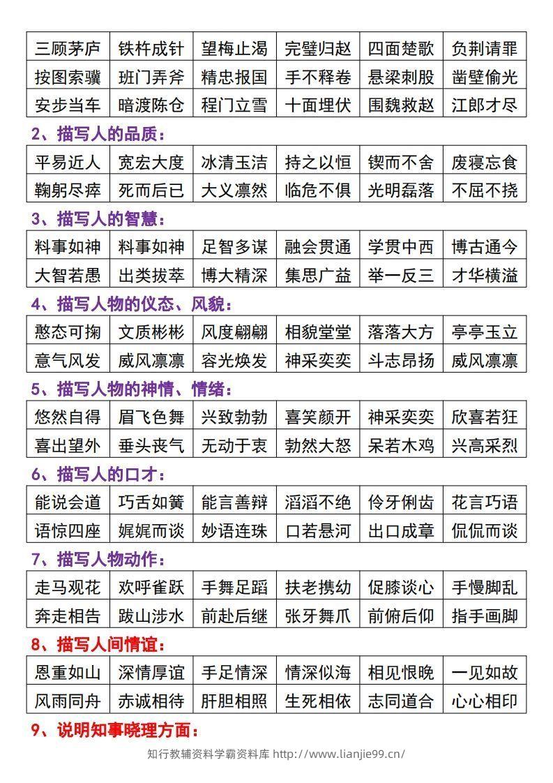图片[2]-【三上】语文必背汇总-学霸资料库学科资源下载